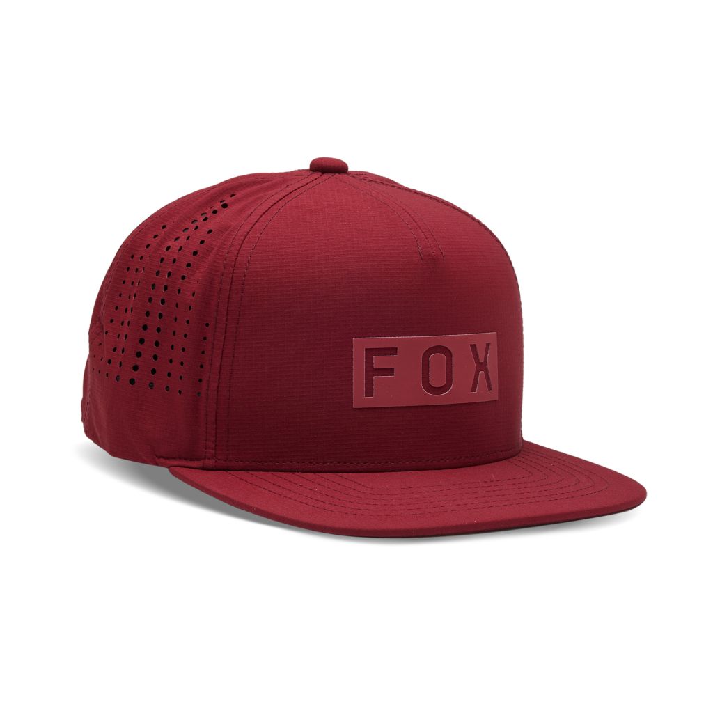 Pánská kšiltovka Fox Wordmark Tech Sb Hat Scarlet