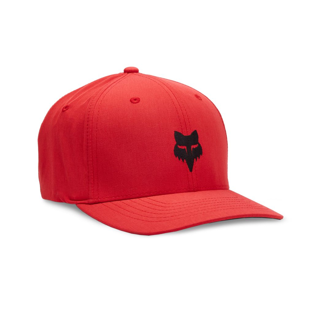 Pánská kšiltovka Fox Fox Head Select Flexfit Hat Flame Red