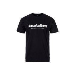 Horsefeathers Triko Quarter - black