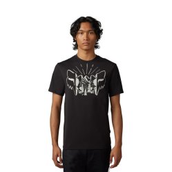 Pánské triko Fox The Format Ss Tech Tee Black