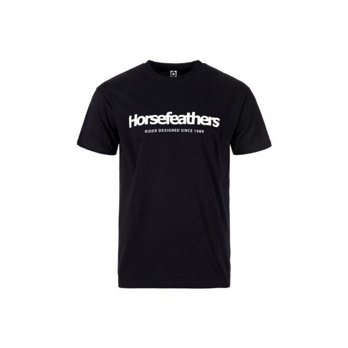 detail Horsefeathers Triko Quarter - black