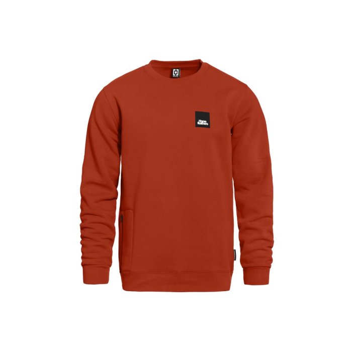 detail DUNK SWEATSHIRT (orange rust)