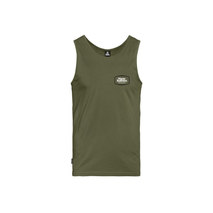 detail BRONCO TANK TOP (loden green)