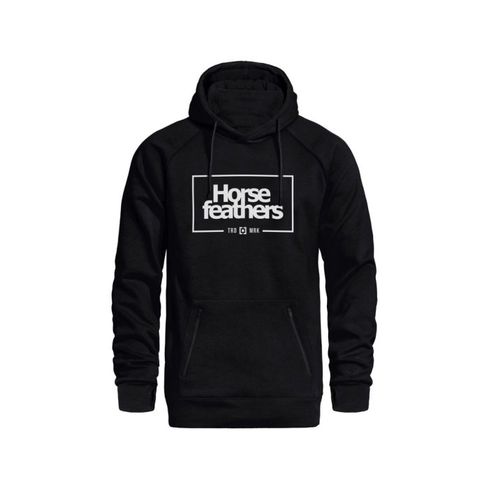 detail Mikina Horsefeathers SHERMAN II SWEATSHIRT (black)