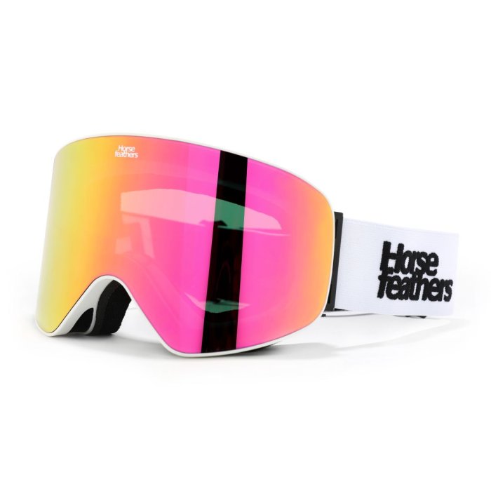 detail Brýle Horsefeathers EDMOND GOGGLES (white/mirror pink)