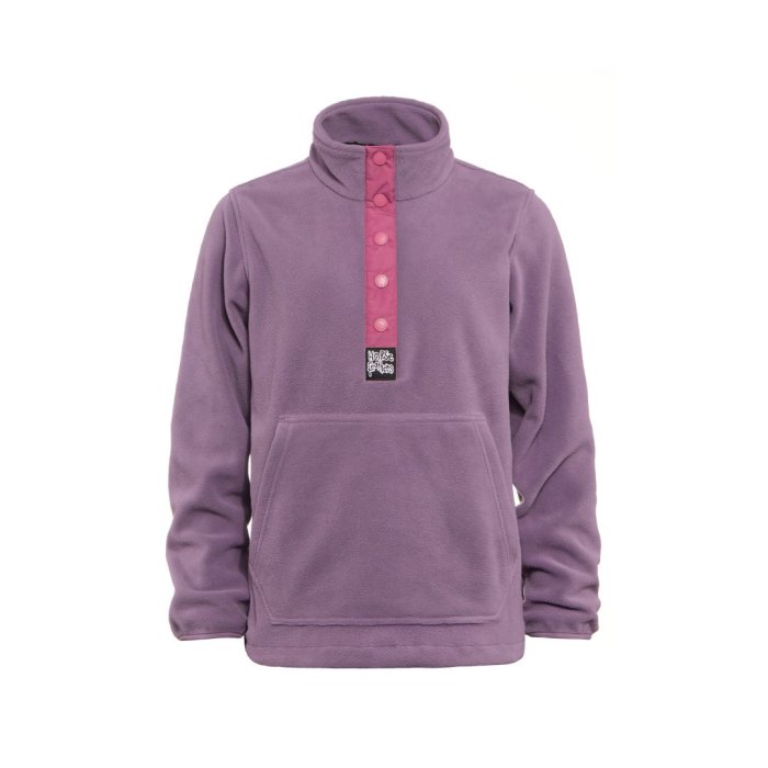 detail Fleecová mikina Horsefeathers MELIA SWEATSHIRT (light grape)