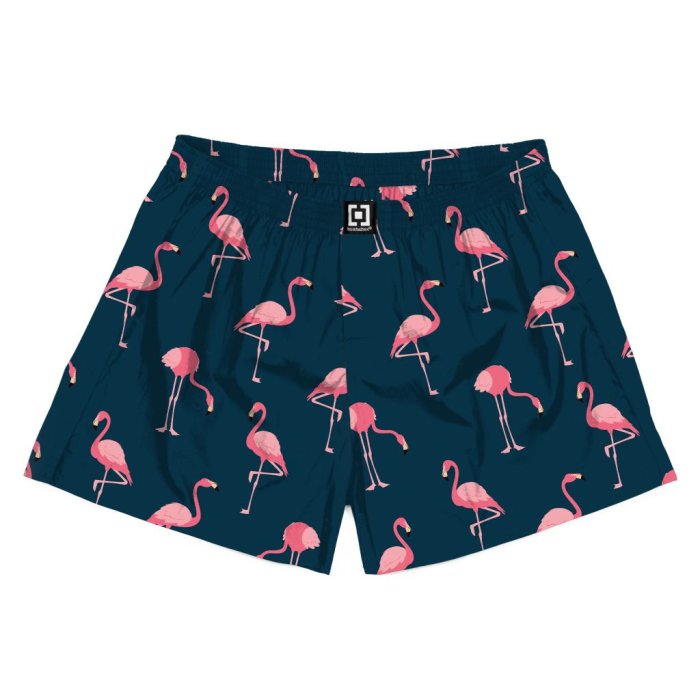 detail Trenýrky Horsefeathers MANNY BOXER SHORTS (flamingos)