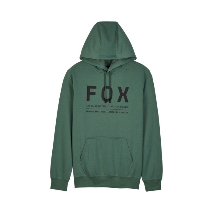 detail Pánská mikina Fox Non Stop Fleece Po Hunter Green