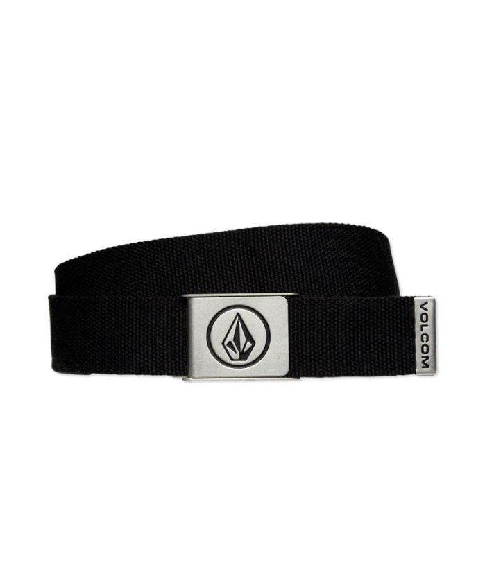 detail Pánský pásek Volcom Circle Web Belt Black