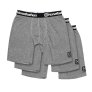 náhled Boxerky Horsefeathers DYNASTY LONG 3PACK BOXER SHORTS (heather gray)